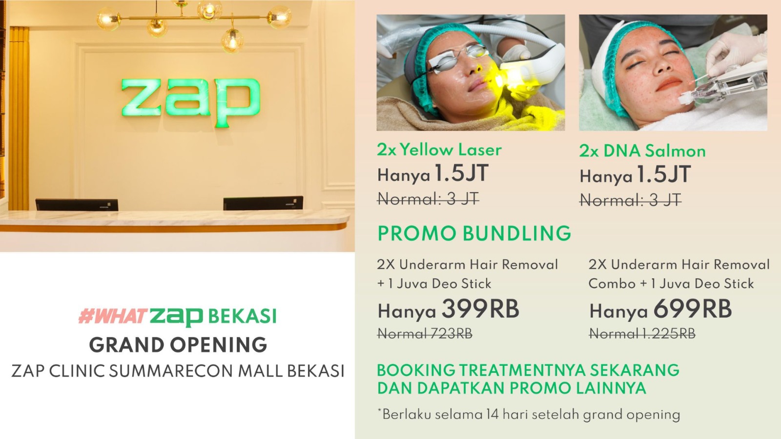 Grand Opening ZAP Clinic Summarecon Mall Bekasi