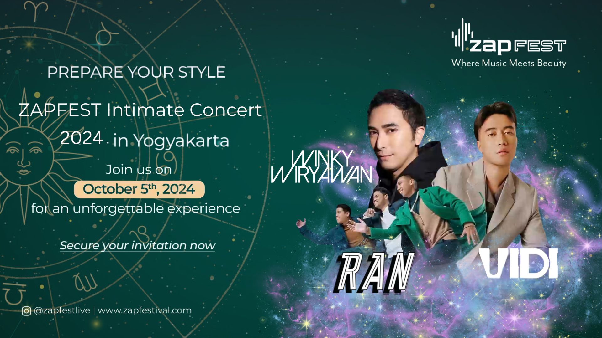 ZAPFEST Intimate Concert: Kejutan Musik di Yogyakarta!