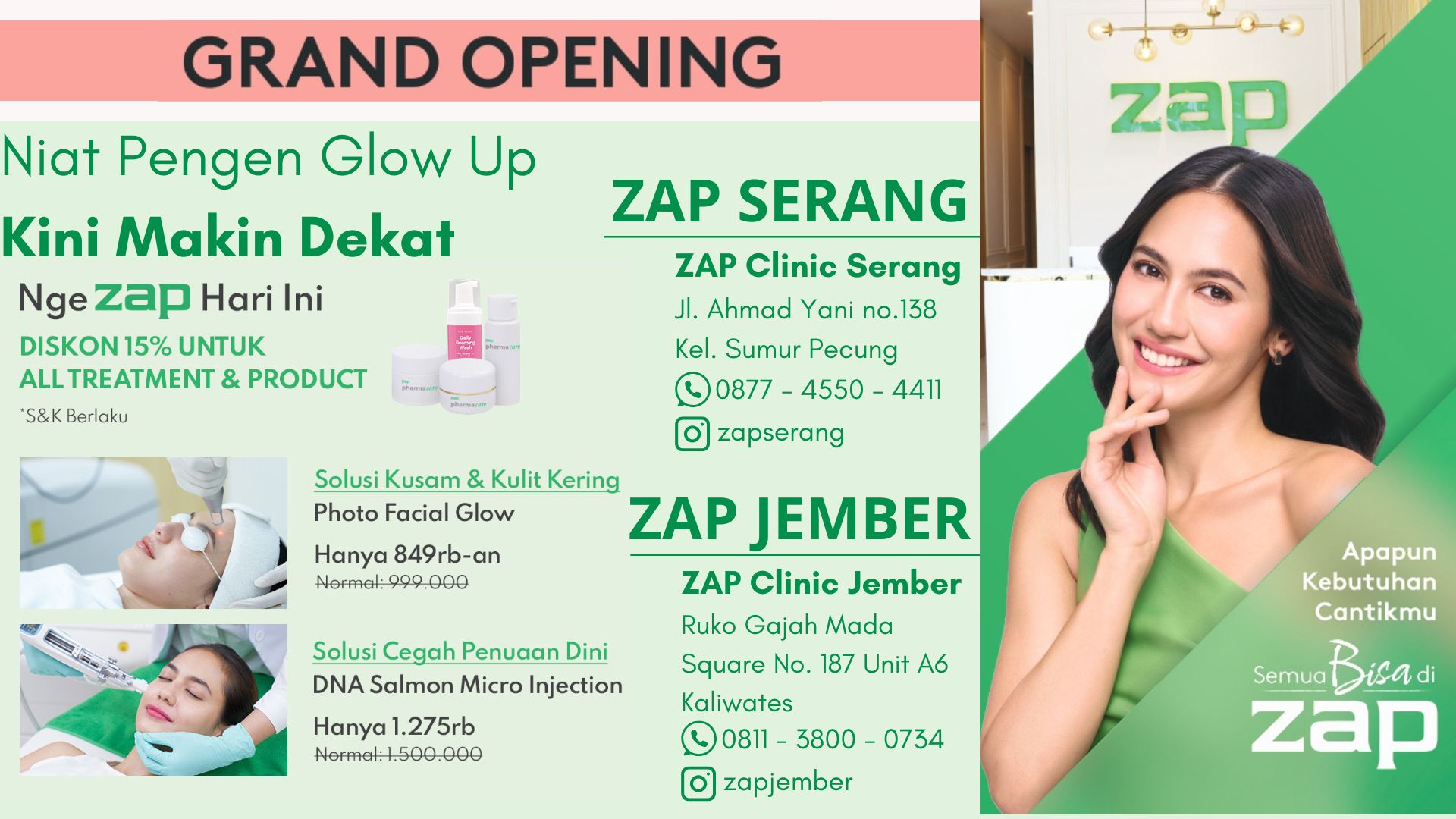 Grand Opening ZAP Serang dan ZAP Jember