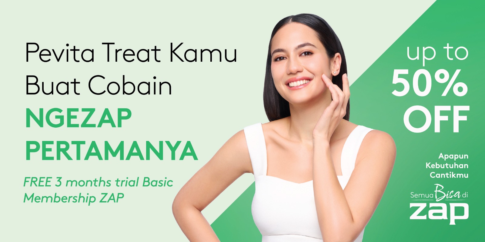 Pevita Kasih Kamu Promo NgeZAP Pertamaku 2025!