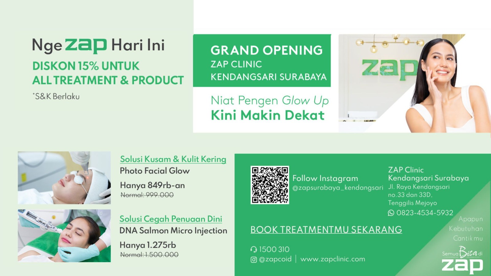 Grand Opening ZAP Clinic Surabaya Kendangsar