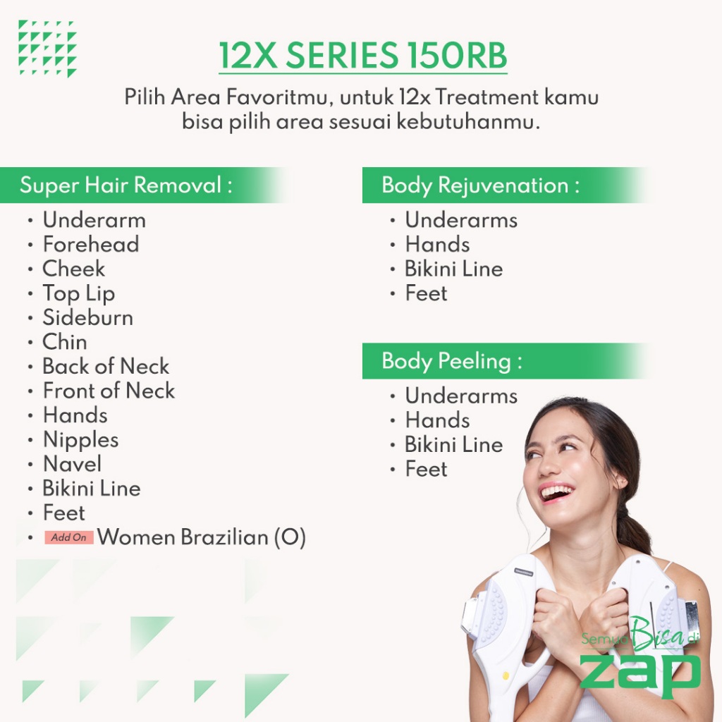12X Series 150RB - Hair Removal & Body Treatment