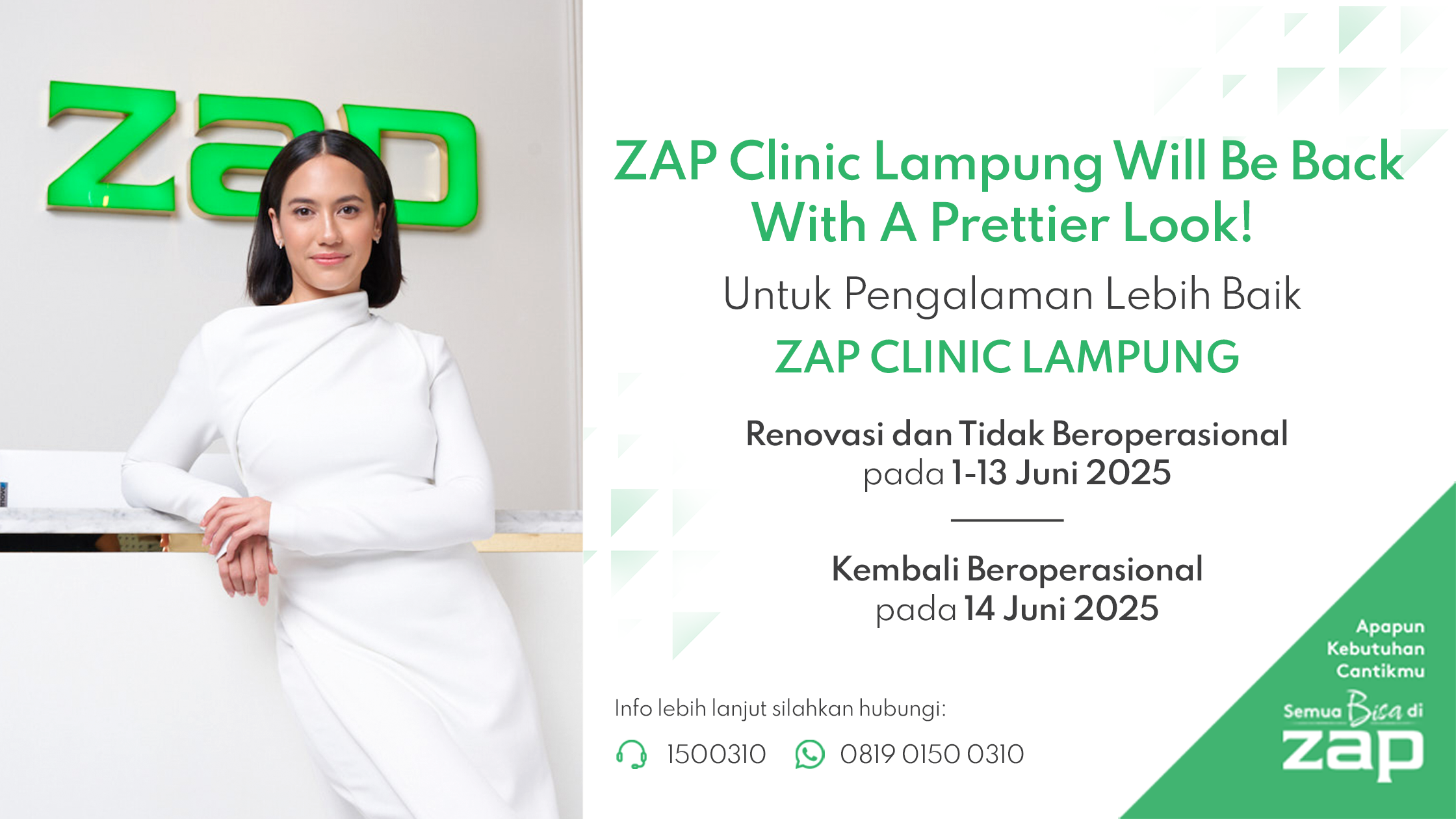 ZAP Lampung Tutup Sementara