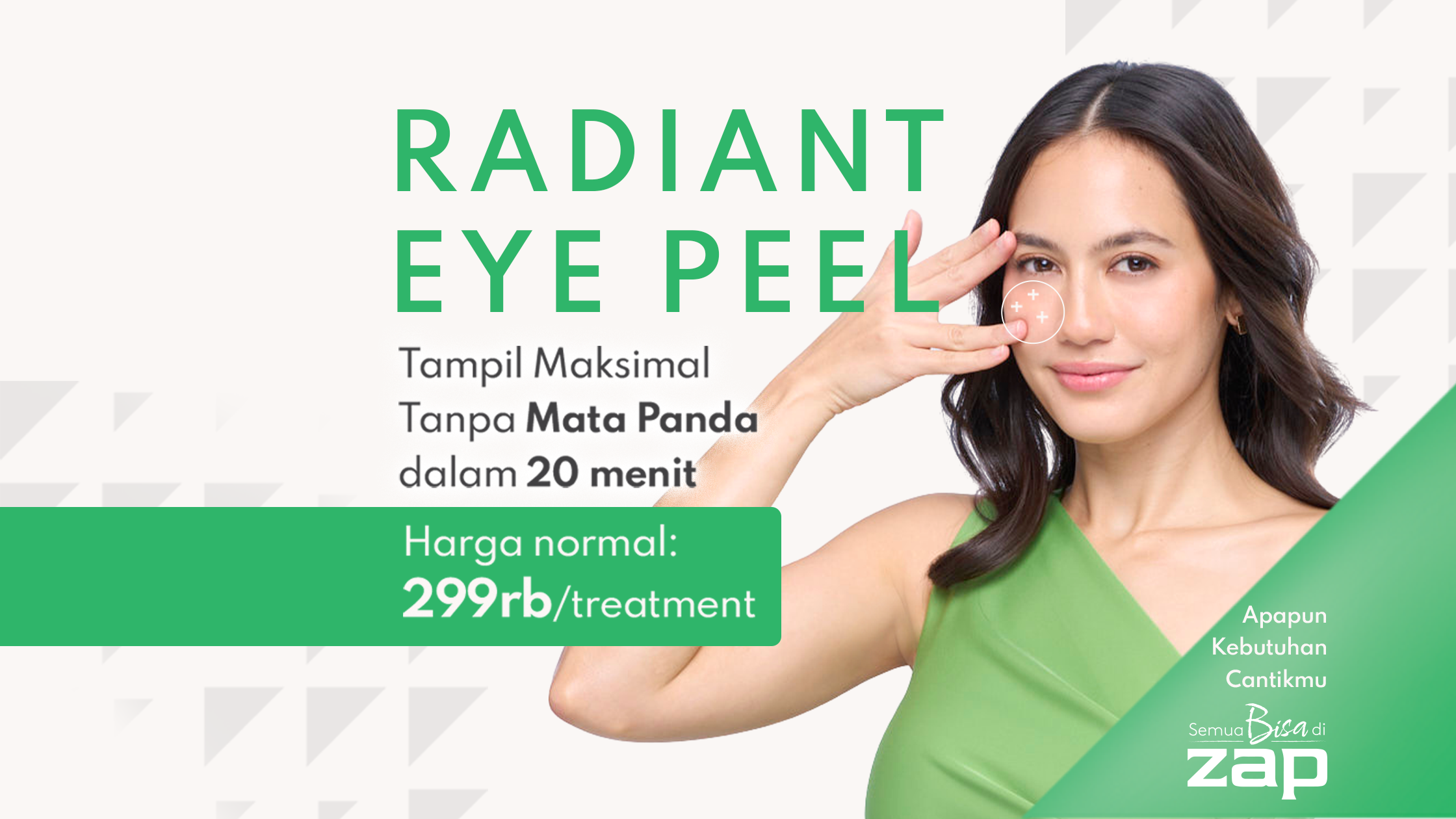 Radiant Eye Peel Kini Hadir di ZAP untuk Cerahkan Area Matamu ✨