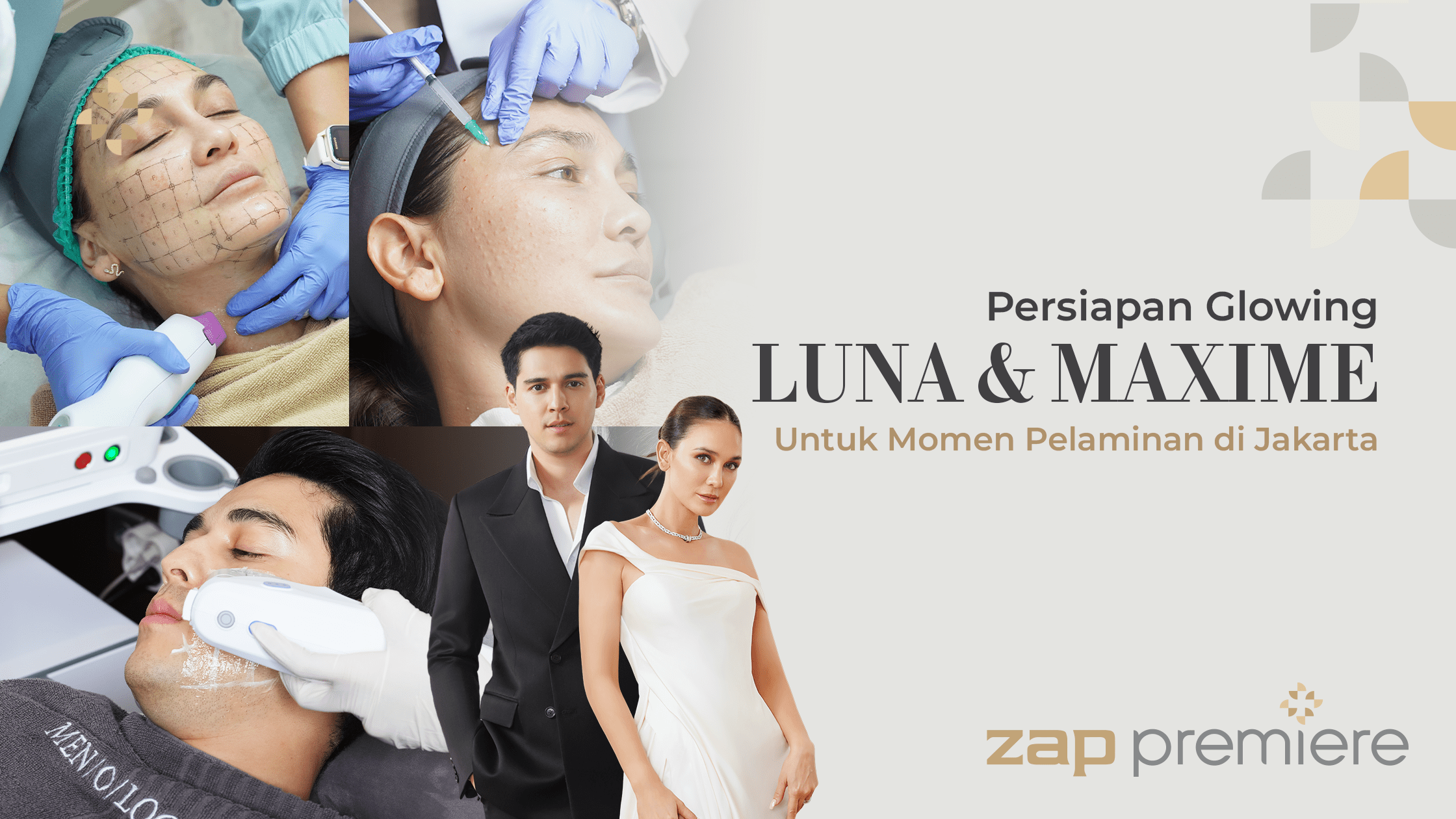 Rahasia dibalik Glow Luna & Maxime di Resepsi Jakarta