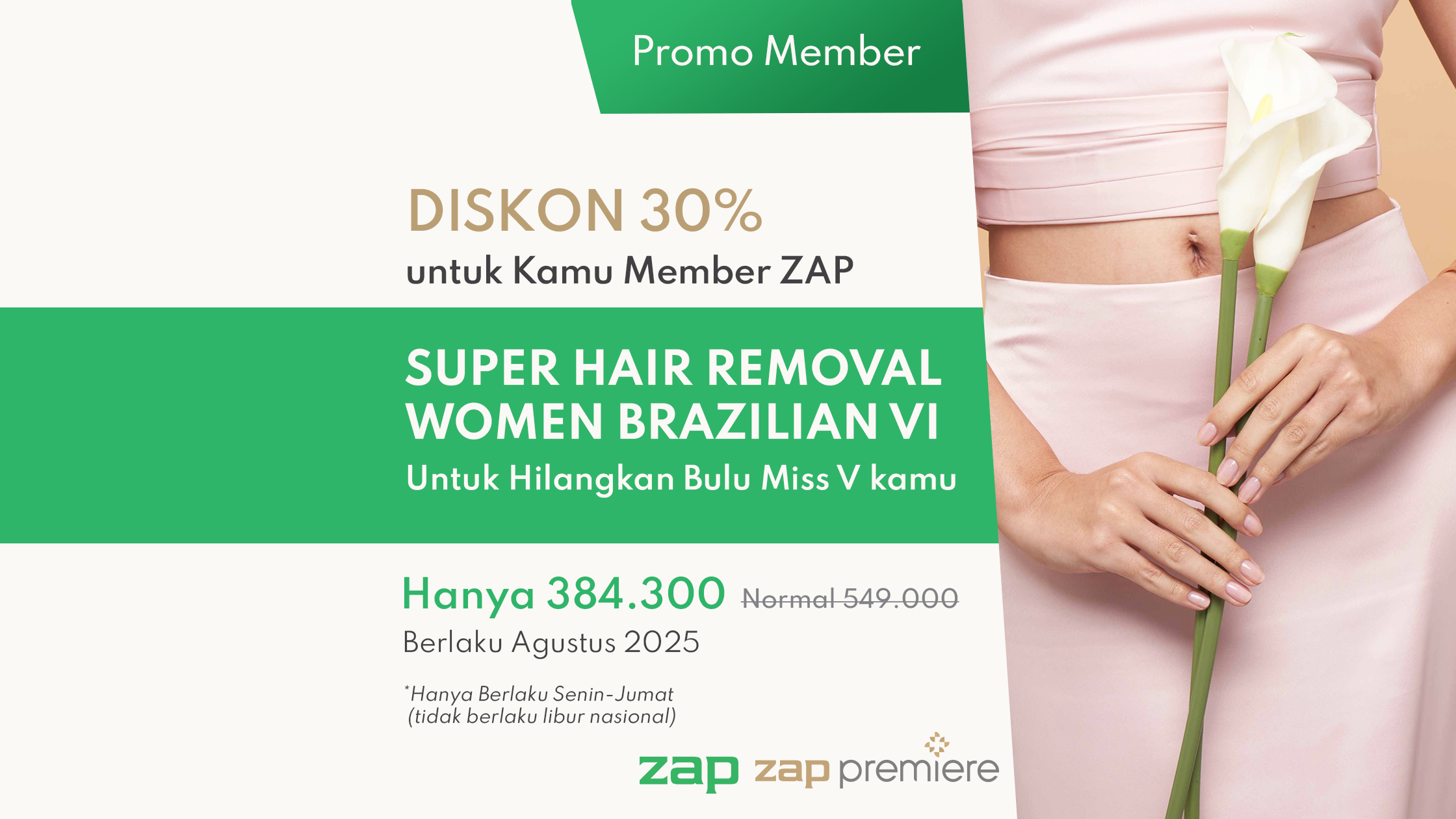 Treatment of The Month Hadir Untukmu, 30% OFF untuk Area Miss V! ✨