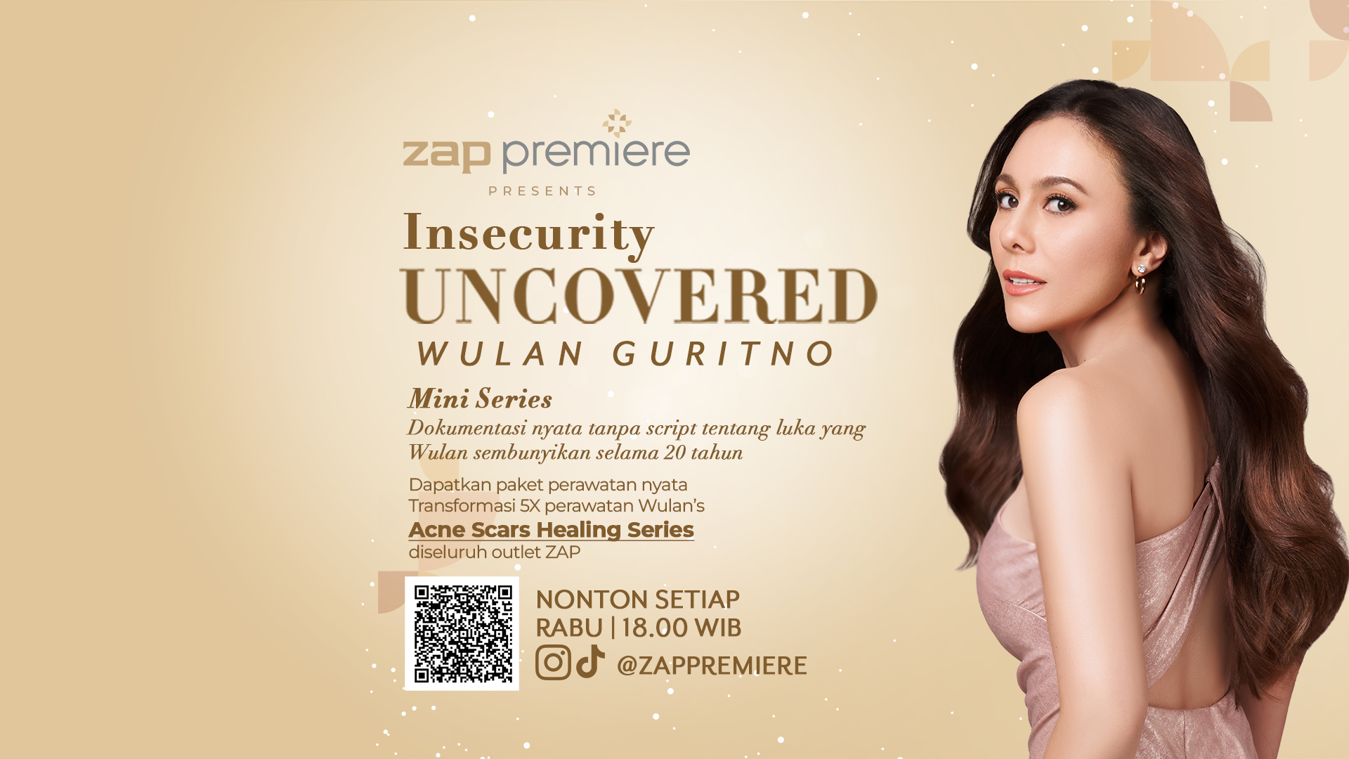 Nonton kisah jujur Wulan Guritno dalam Mini Series ZAP Premiere! 💚