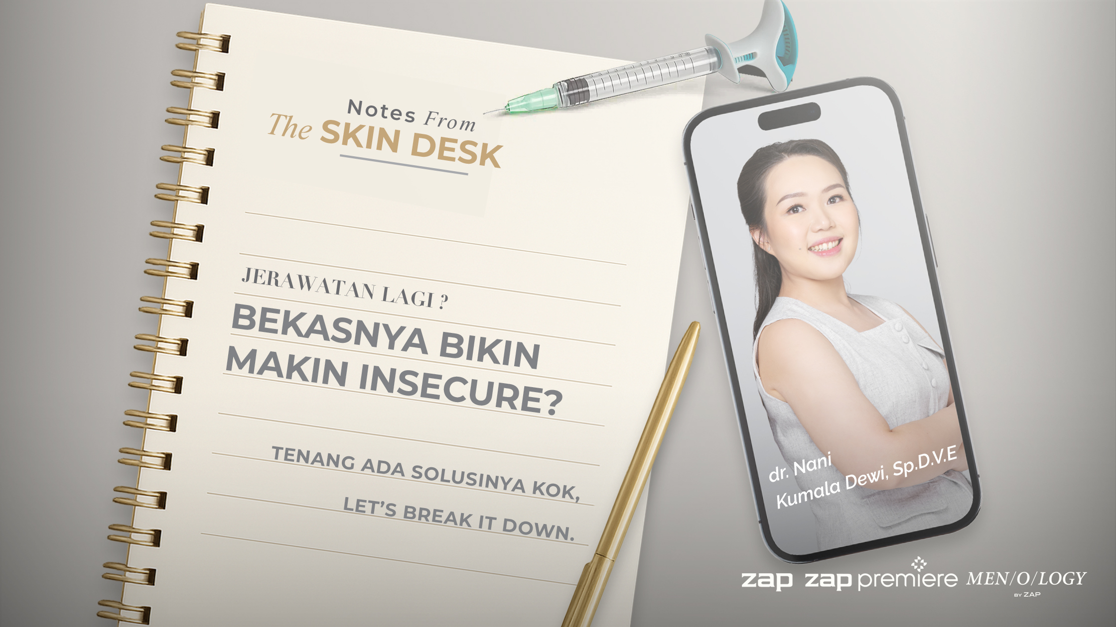 Notes From The Skin Desk: Punya Bekas Jerawat yang Bikin Insecure? Ini Solusinya!