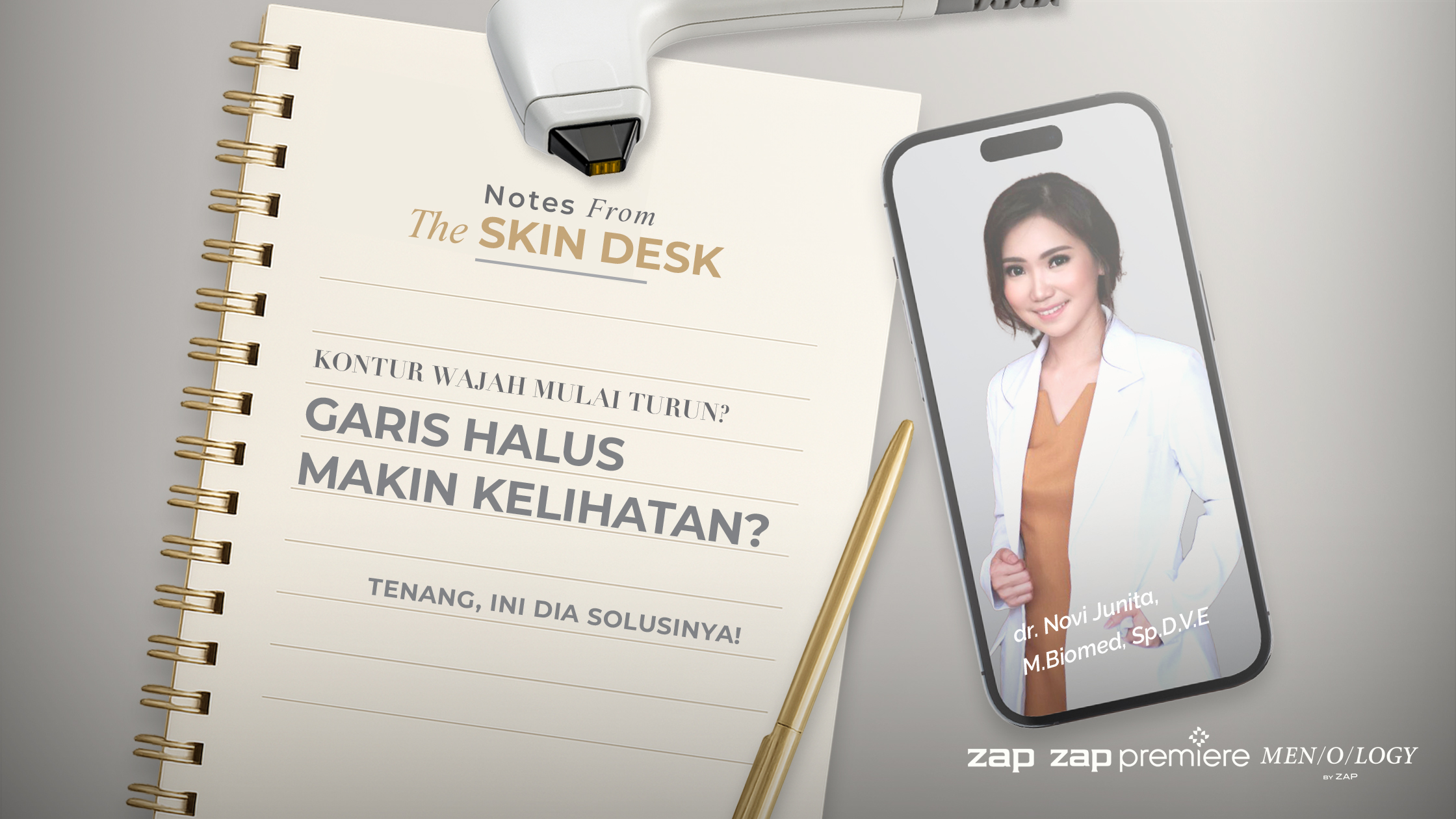 Notes From The Skin Desk: Kontur Wajah Mulai Turun? Garis Halus Makin Kelihatan? Tenang, Ini Dia Solusinya!