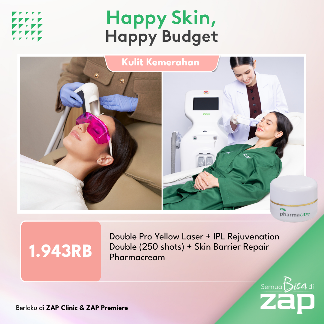 Double Pro Yellow Laser + IPL Rejuvenation Double (250 shots) + Skin Barrier Repair Pharmacream