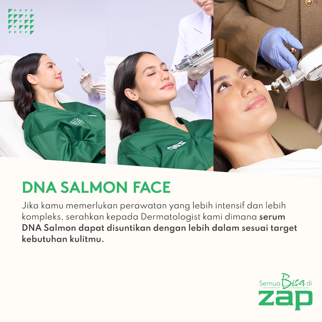 Facial Express + Juvelook (1 cc) Injection + DNA Salmon PDRN (2 cc)  + Juva by ZAP Juvathione with Vitamin D + Free Invitation ZAP Fest