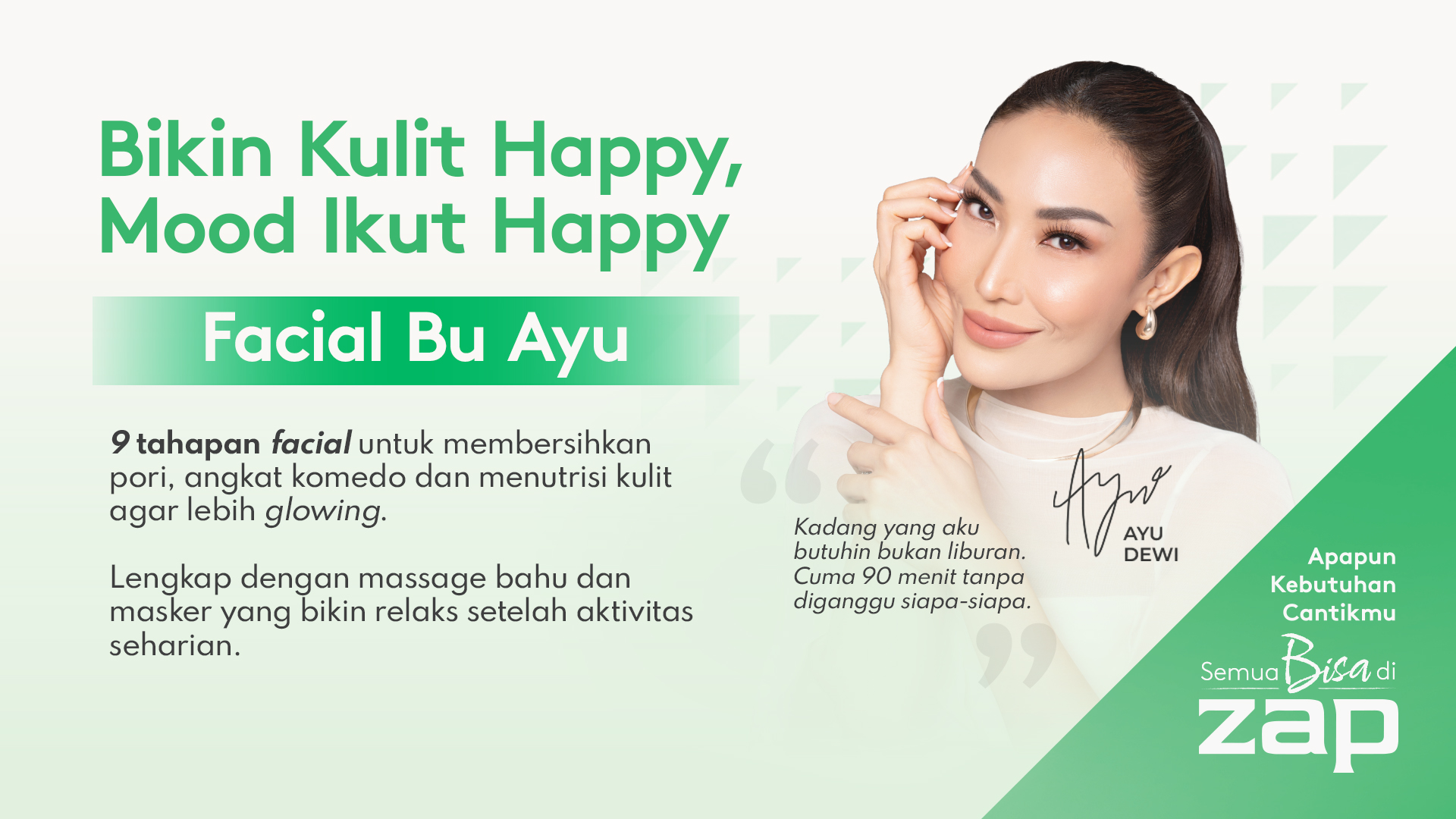 Bikin Kulit Happy, Mood Ikut Happy dengan Facial Bu Ayu